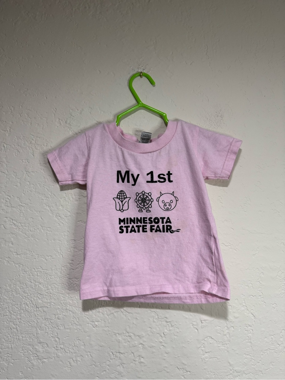 My 1st Minnesota State Fair Pink Toddler T-Shirt - 2T